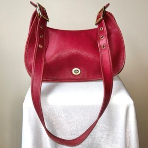Coach Legacy Crescent Saddle Bag VTG #9338